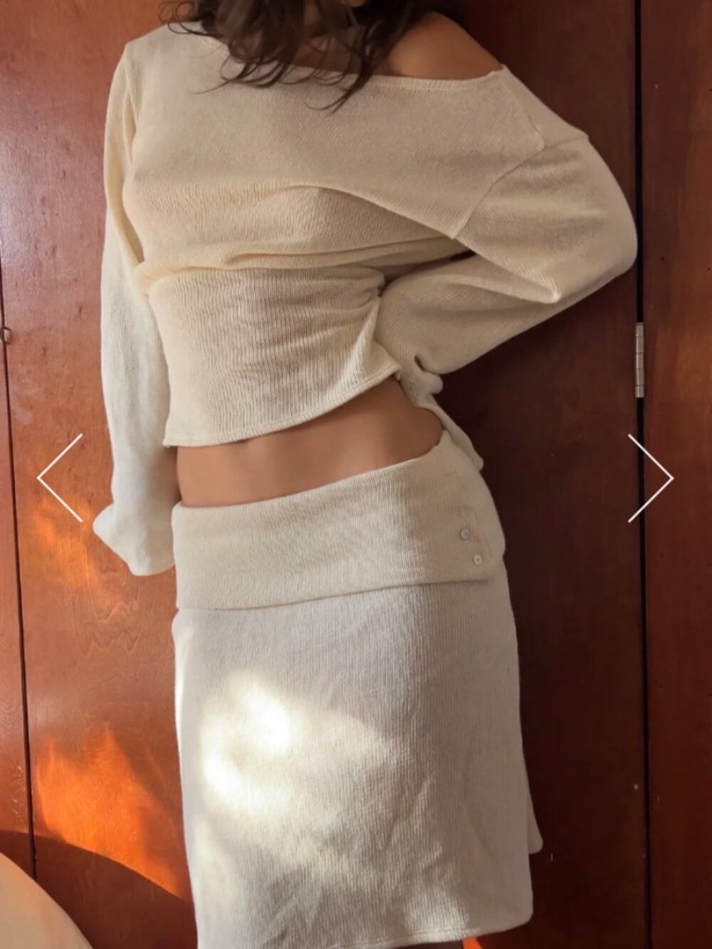 Wendtt Estelle Long Sleeve (Ecru/Off-White, size M) - Picture 6 of 13